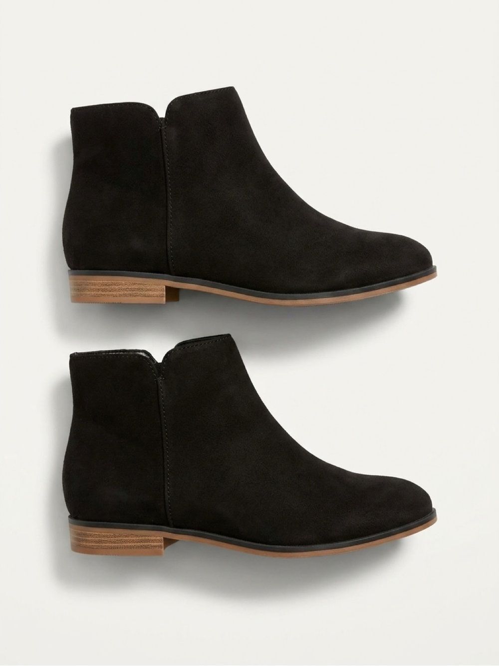 Cat & Jack Black Suede Ankle Boot Penelope Girls Size 11 NWT !
